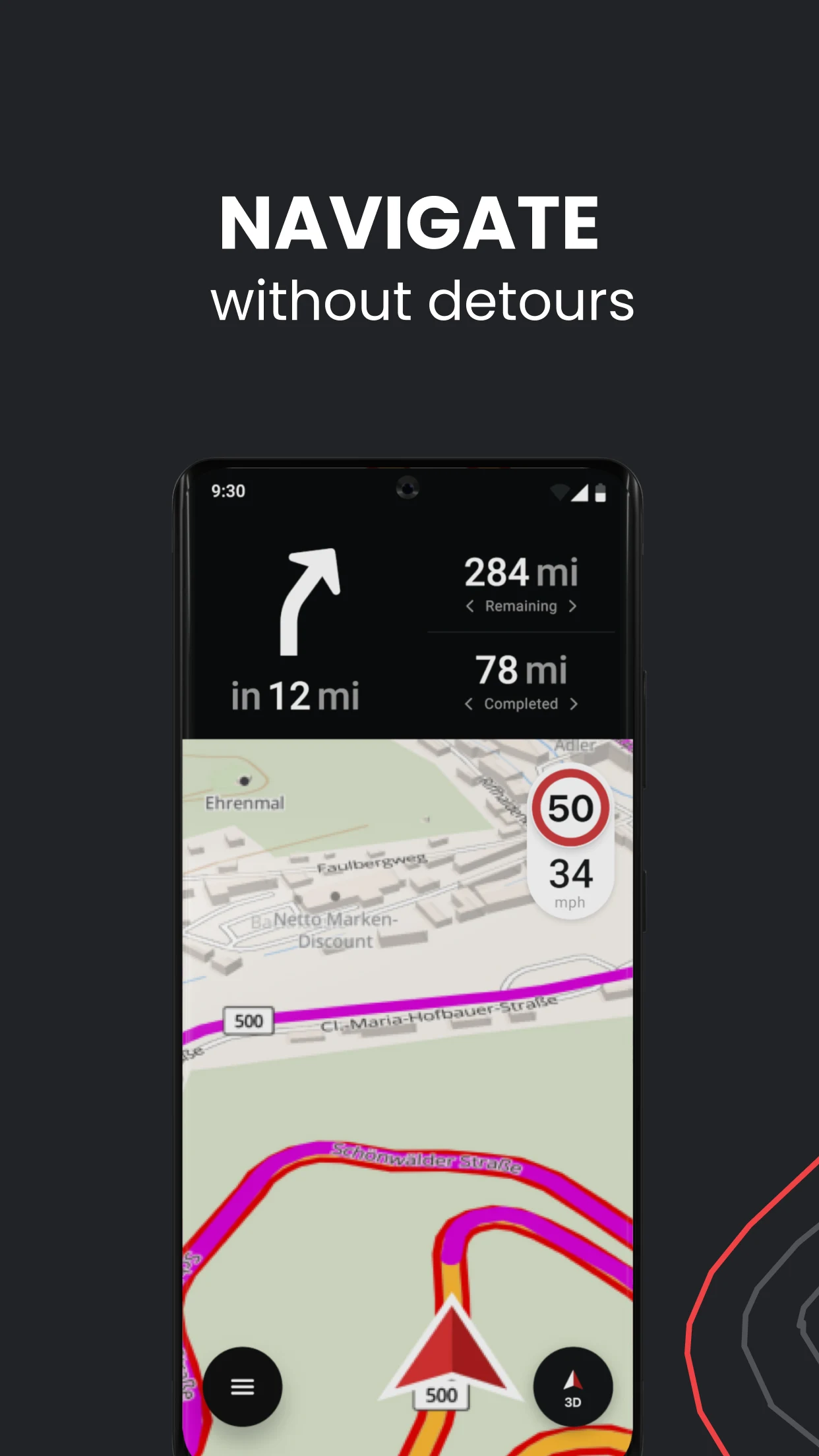 calimoto Motorcycle Navigation screenshot